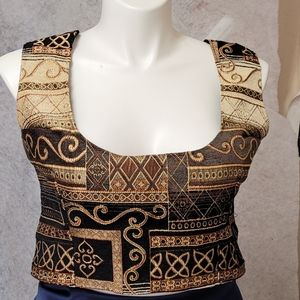 Beautiful woven vest style top